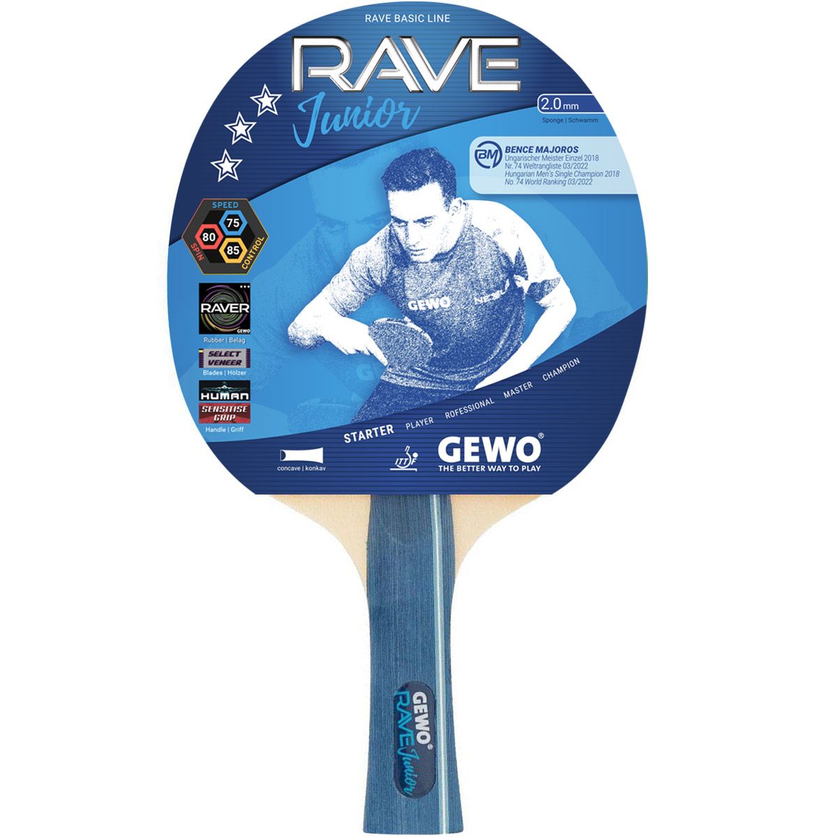 Gewo バット RaveJunior コンケーブ