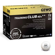 Gewo トレーニングクラブ用ボール 40+** 4箱72個入り 白