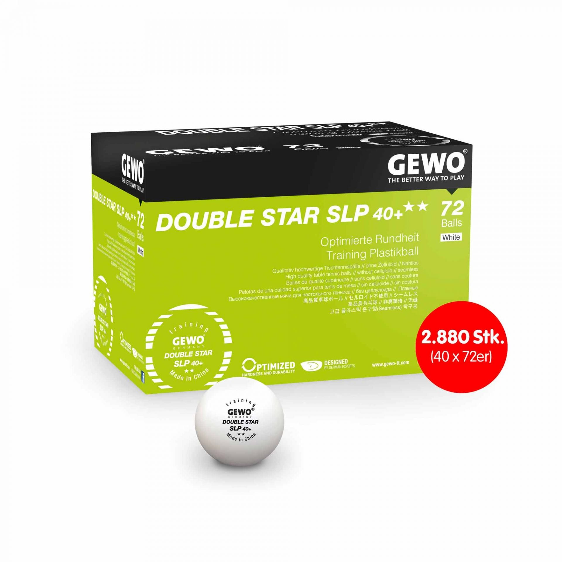 Gewo ウルトラSLP 40+*** 10箱72個入り 白