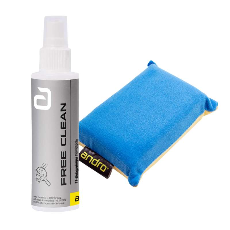 Andro クリーニングセット Free Clean 2 ベロアスポンジ 125 ml.
