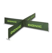 Donic Surround グリーン 2.33m x 70cm。両面にDonicのプリント。数量：10個