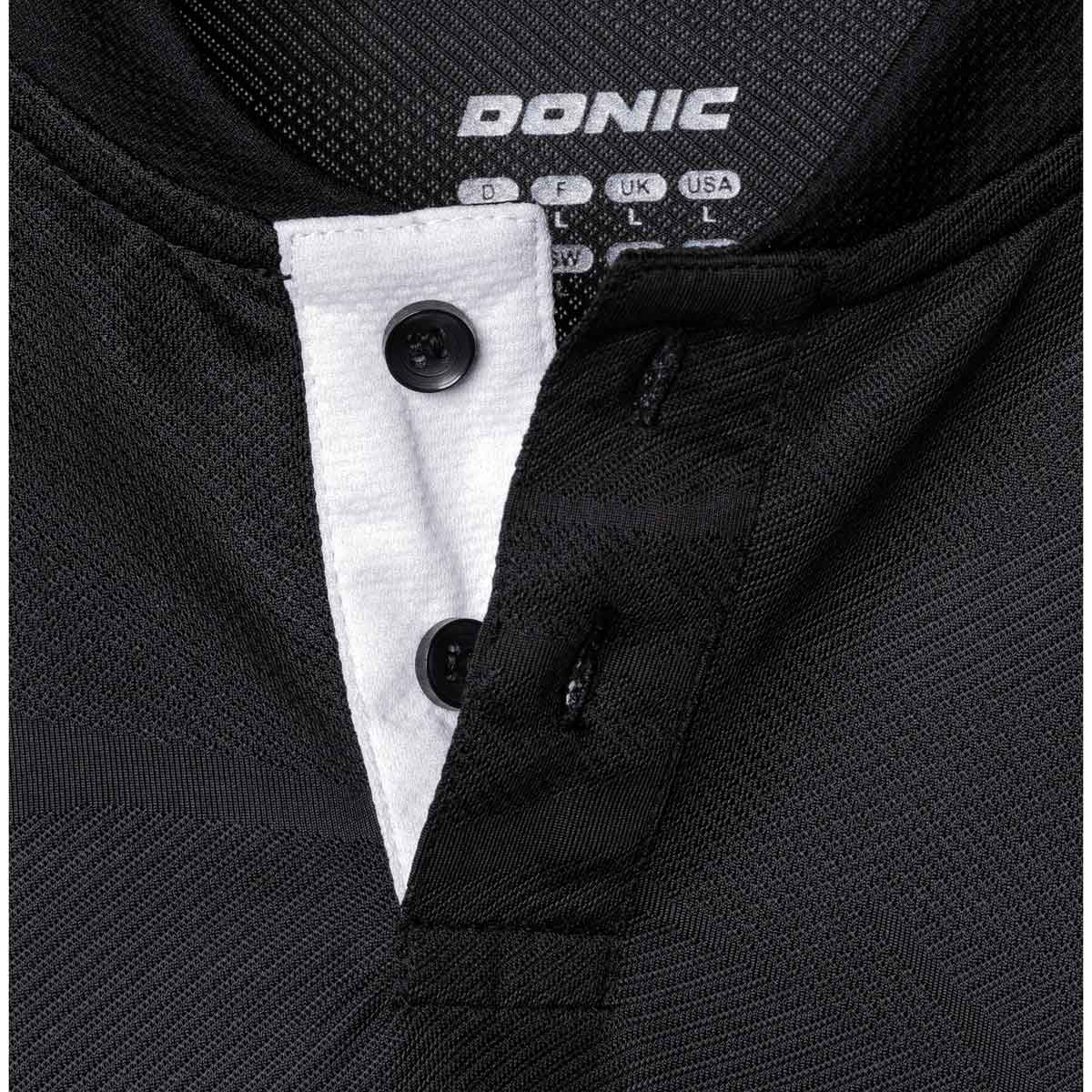 Donic シャツ Neva ブラック