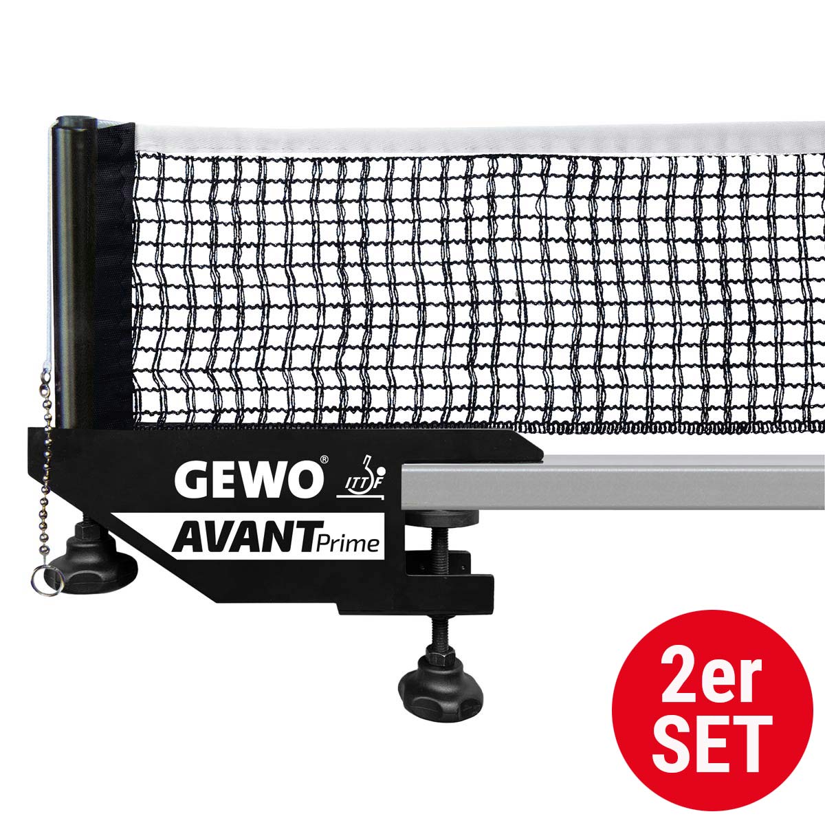 Gewo 2x ネットセット Avant Prime ブラック