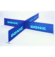 Donic Surround ブルー 2.33m x 70cm。片面にDonicのプリント。数量：10個