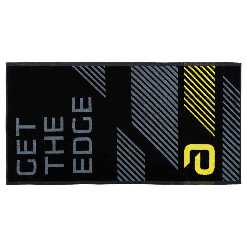 Andro タオル Get The Edge M ブラック／グレー／イエロー
