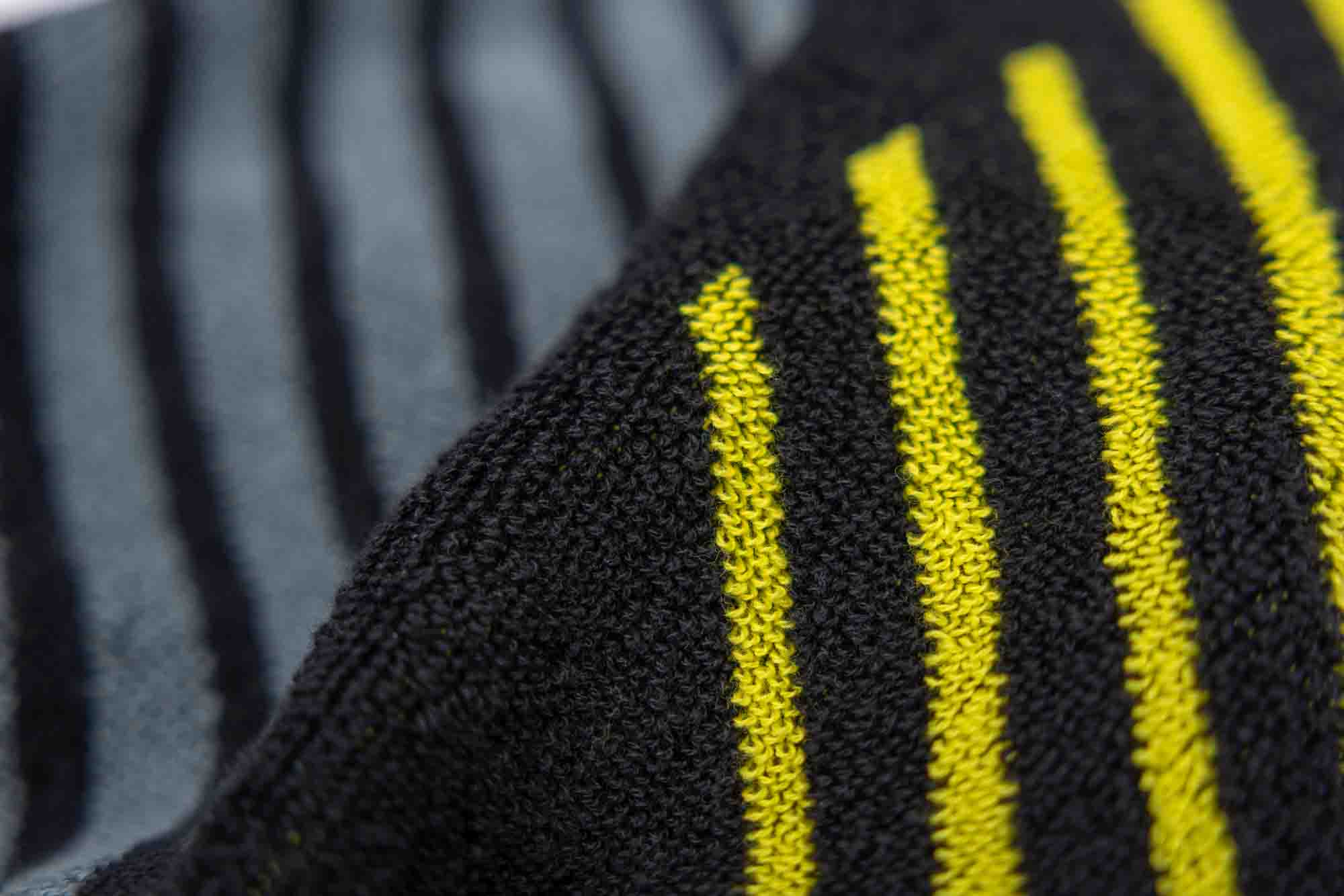 Andro タオル Get The Edge M ブラック／グレー／イエロー