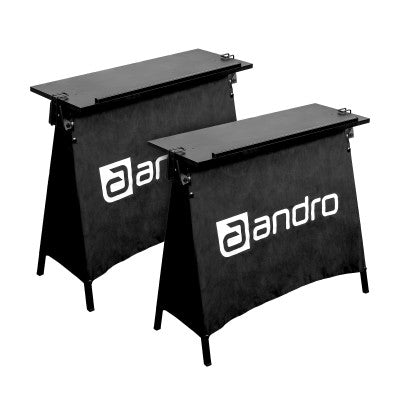 Andro 審判用テーブルクラブセット 2個入り 黒/白