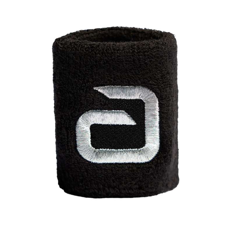 Andro リストバンド アルファ ブラック/シルバー 1個入り