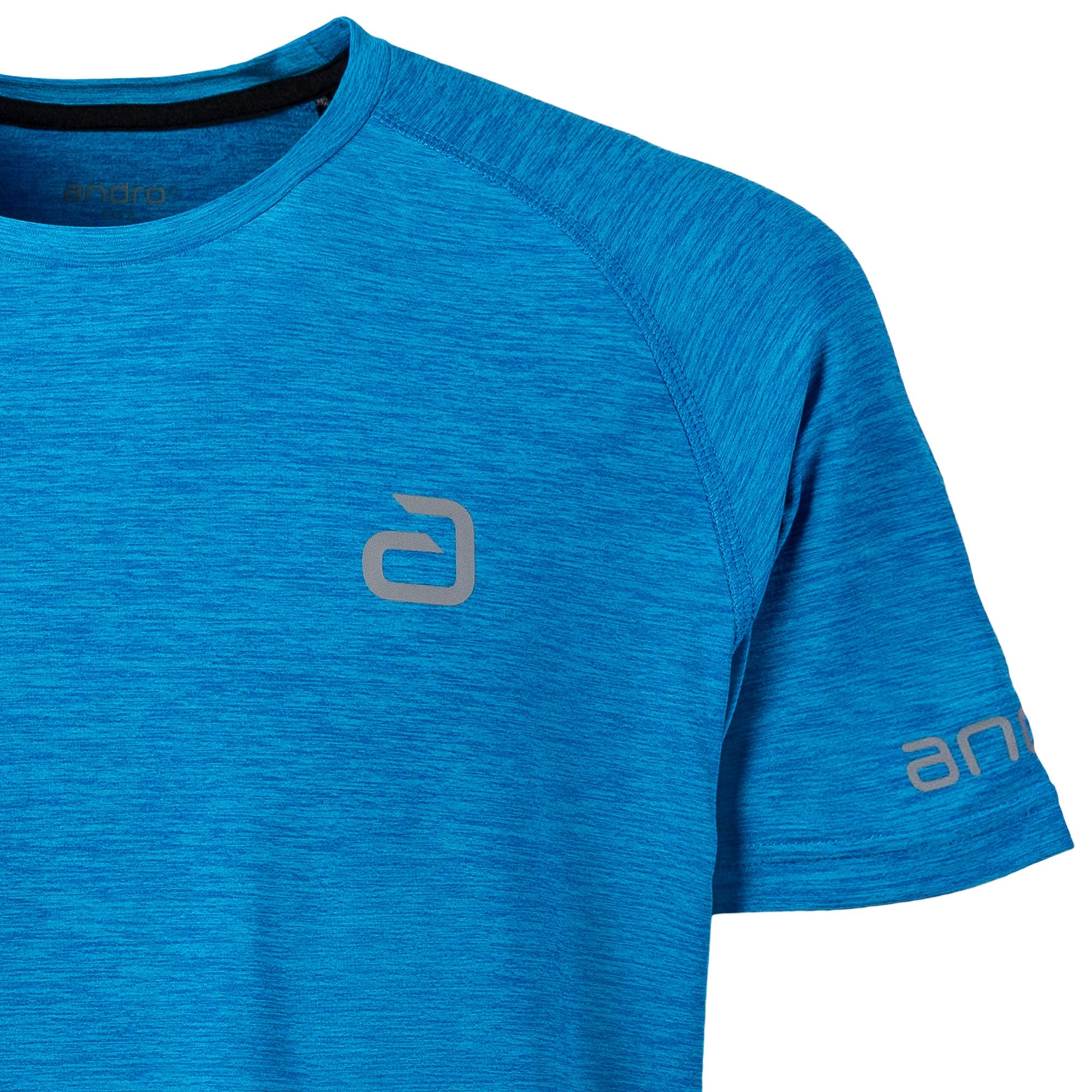 Andro シャツ メランジ アルファ ラグーンブルー
