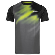 Donic Tシャツ フューリアス ブラック／アンスラサイト／ライム