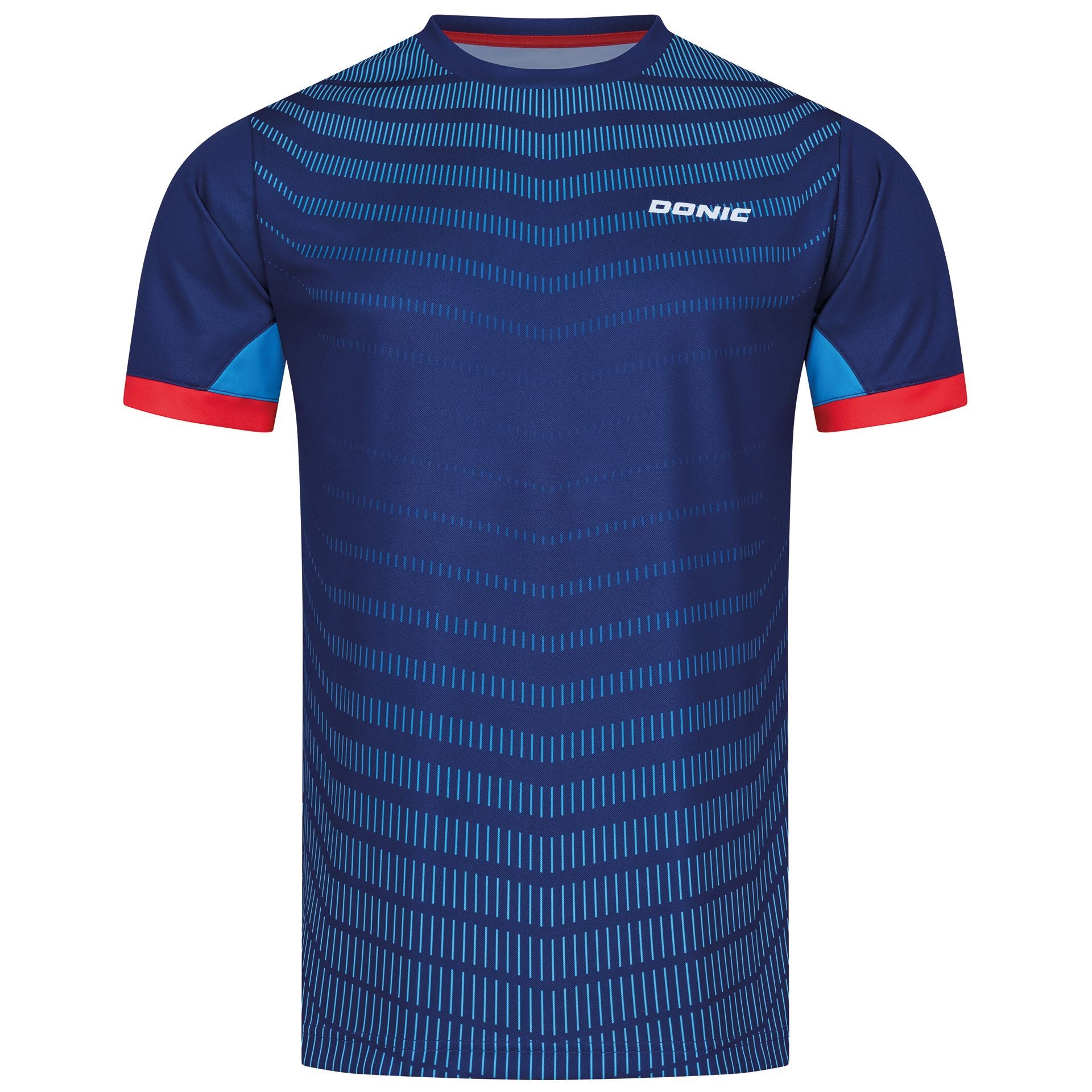 Donic Tシャツ Driva ジュニア ネイビー/シアン