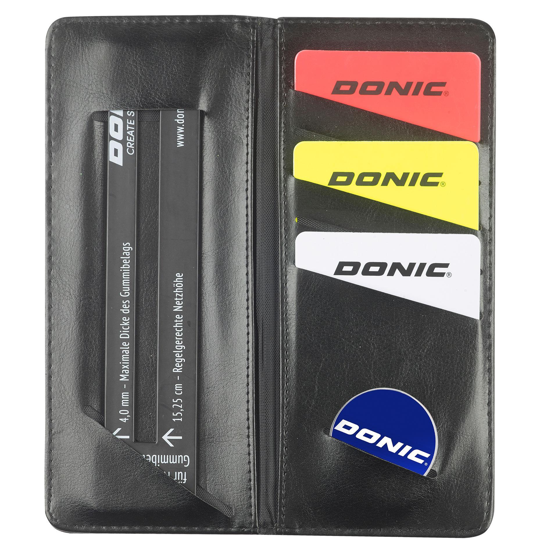 Donic レザーケース入りレフェリーセット