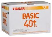 Tibhar Ball Basic 40+ SL white (72) Tibhar SE - tabletennisstore.eu