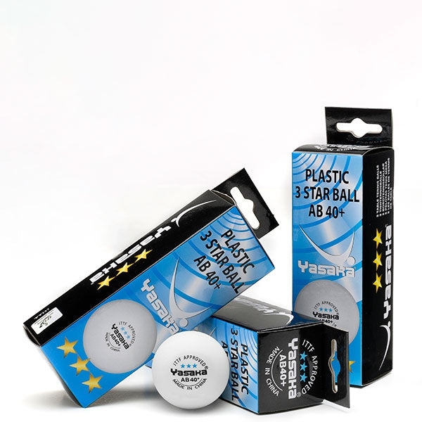 Yasaka ABS***40+ ホワイト (3個)